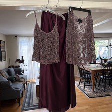 Carmen Marc Volvo Collection Burgundy Mother of Bride