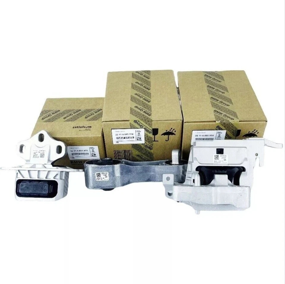3X NEW L&R Engine&transmission bracket 22116885934 22316853453 For BMW X1 X2 F52 Foto 4 de 4