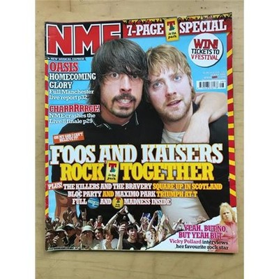 FOO FIGHTERS/KAISER CHIEFS NME MAGAZINE JULY 16 2005 - FOO FIGHTERS AND KAISER C