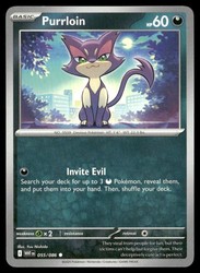 Purrloin 055/086 Common White Flare Pokemon TCG