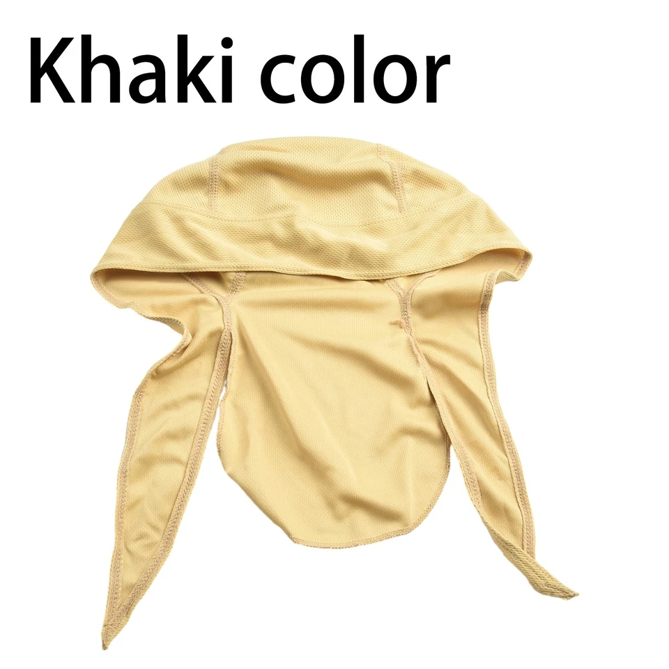 100 Freddo Seta Tessuto Foulard Stagioni Universale Pirata Turbante Veloce Dry - Immagine 4 di 4