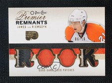 2009 O-Pee-Chee Premier Remnants 6/10 James van Riemsdyk #PRQ-JV Quad Patch 0u8p