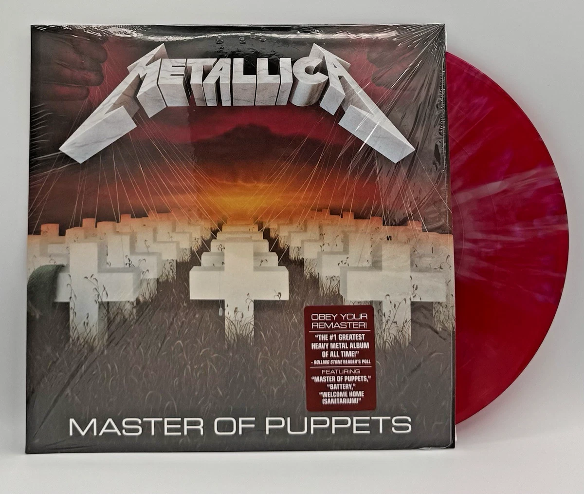 Metallica - Master Of Puppets (Vegas Pop-Up Shop Red Splatter Exclusive Vinyl)
