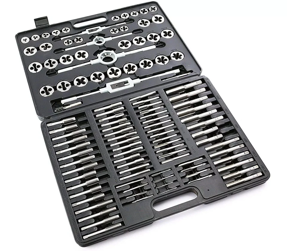 FILIERA 110 PEZZI SET FILIERE PER FILETTATURA MASCHI E FEMMINE PER FILETTATURA - Immagine 2 di 4