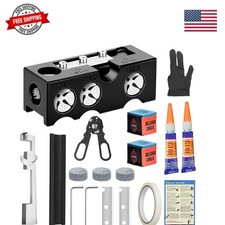 Billiards Pool Cue Tip Shaper, 11-in-1 Pool Stick Tips Replacement Kit, Billi...