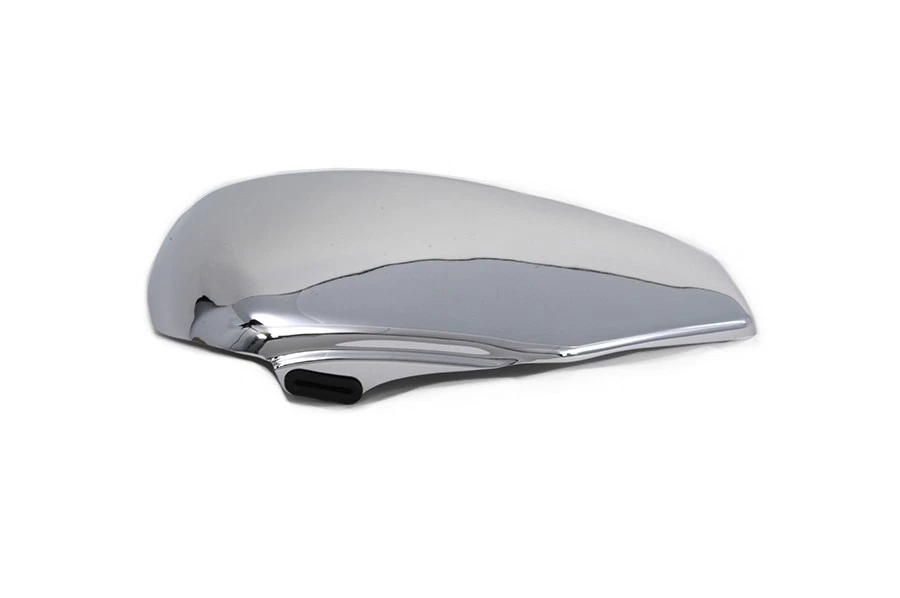 Cubierta lateral izquierda de batería cromada para Harley Davidson Foto 2 de 3