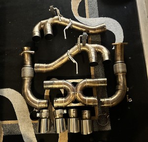 Corvette C8  muffler delete exhaust system