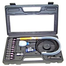 17 pcs 1/8" Micro Air Die Grinder Pencil Type Polishing Engraver Rotary Tool Kit