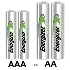 Energizer AA AAA Rechargeable Batteries 600 700 800 1350 2000 2300 mAh New Range