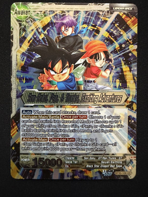 Dragon Ball Card BT30-125  Son Goku & Trunks Exciting Adventure UC Playset 4x