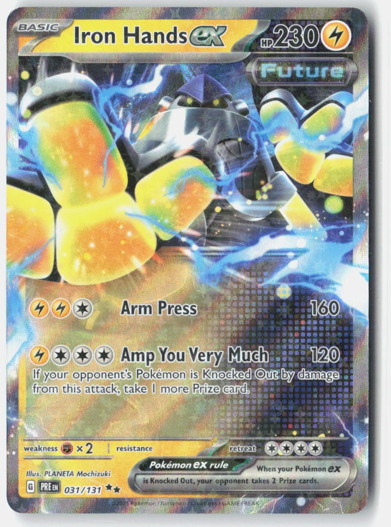 Iron Hands ex 070/182 Vintage Pokemon Card Holofoil | eBay