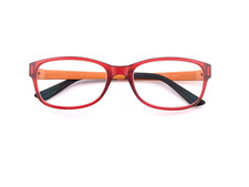 Esprit Eyeglasses, Frames Only, ET17445 Color-531 Red/Orange, 52-17-140, Plastic