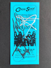 ARCH ENEMY 2012 In-person signed Eintrittskarte 7x15 Autogramm