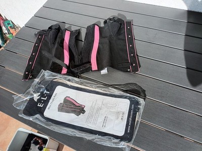Mini Chaps - Gr. KL - Schwarz Pink