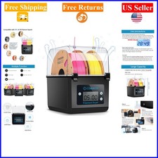 3D Printer Filament Dryer Box, Transparent 2kg for PLA/ABS, Moisture Control