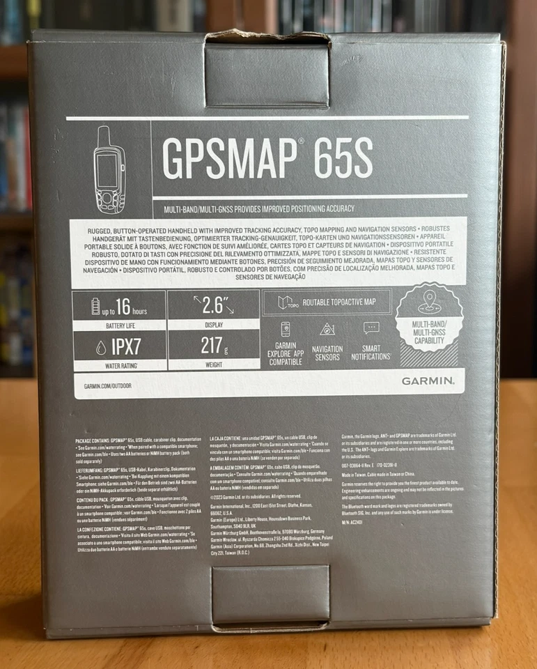 GARMIN GPSMAP 65s GPS Navigationsgerät inkl. Frankreich-Karten, neuwertig - Bild 4 von 4