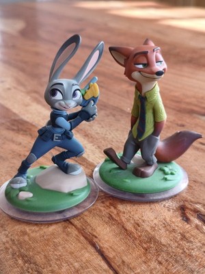 Disney Infinity 3.0 Zoomania Figuren - Nick Wilde Judy Hopps Zootopia Top