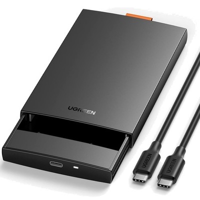 Festplattengehäuse 2,5 Zoll USB C SATA III Schnell 6Gbps SSD HDD extern