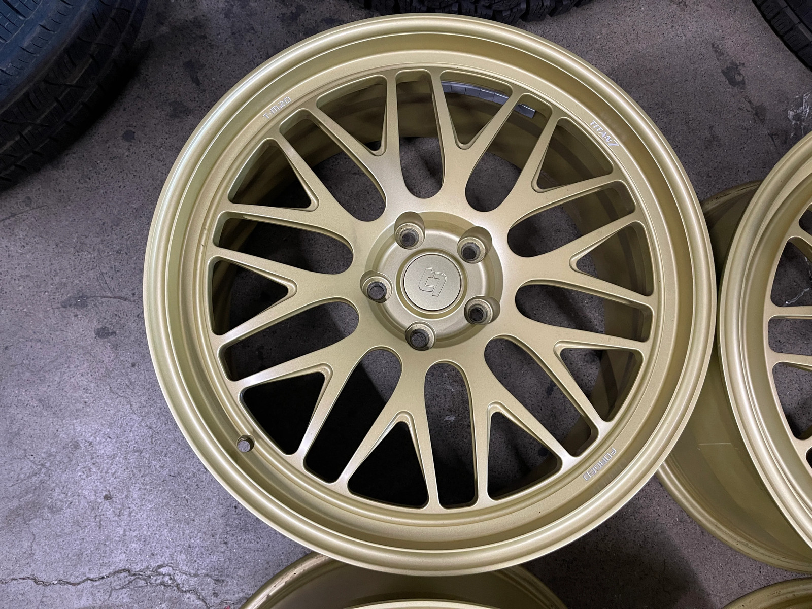 2022 2023 2024 2025 2026 Lotus Emira Titan 7 TM20 20" Gold Forged Wheel Rim Set 