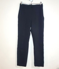 Quince Ultra-Stretch Ponte Pintuck Ankle Pants, medium, Black, Women's, Work