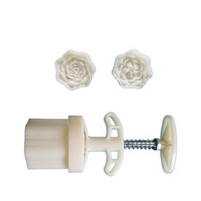 Mooncake Molds Plastic Mooncake Tools Flower Shaped Plastic Material for Baking