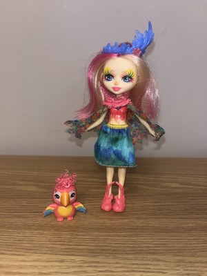 Enchantimals Peeki Papagei & Glanz Puppen