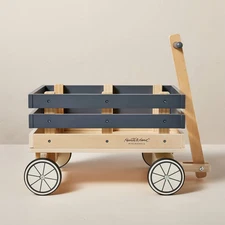 Hearth & Hand with Magnolia Wooden Toy Wagon for Kids Ages 1.5