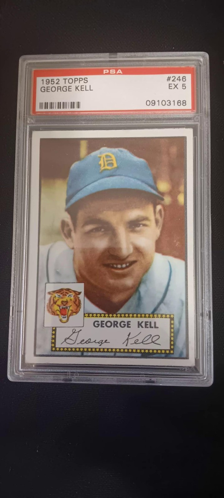 1952 Topps - George Kell #246 PSA EX 5