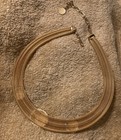 Vintage  Trifari TM Mesh Medallion Collar Choker Necklace Rare — photo 3