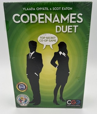 Codenames Duet Two Player Word Deduction Game by Czech Games NEW SEALED READ