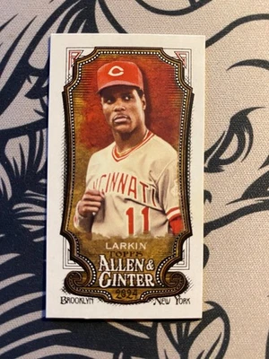2024 Topps Allen & Ginter Baseball 143 Barry Larkin, Cincinnati Reds - Bild 1 von 2