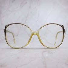 Rodenstock Lady R 904 Vintage Oversized Round Eyeglasses Champagne Brown 58-16