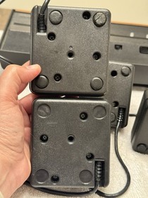 Atari 2600 4 Switch Woodgrain with 4 Controllers Untested No Power Cord