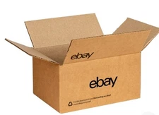 6" x 4 3/4" x 4 3/4" EBay Branded Cardboard Boxes - New Pack Of 50