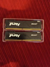 Kingston FURY Beast 16GB 2 x 8GB PC4-28800 DDR4-3600 UDIMM Memory - Black...