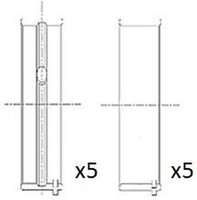 FAI AutoParts BM1047-STD Kurbelwellenlager FüR MERCEDES-BENZ