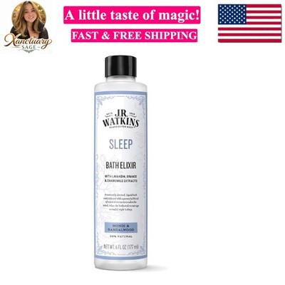 Sleep Bath Elixir, Liquid Bath Soak, Monoi & Sandalwood with Natural Extracts...