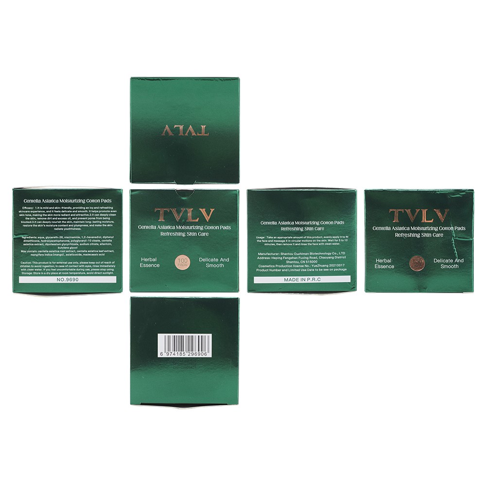 100Pcs Korean Anti-Aging Toner Pads Brightening, Dark Spot & Wrinkle Skin Care