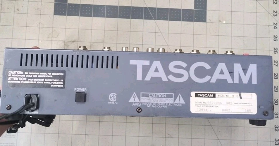 TASCAM M-08 12-Channel Mixer - Untested - Image 2 of 4