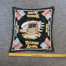 VTG Trucking Along Driving Long  Hard Bandana Handkerchiefs Cotton