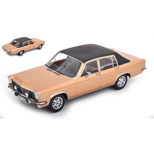 Opel Diplomat B 1972 Metallic Beige/Matt Black 1:18 Modelcargroup Auto Stradali-image