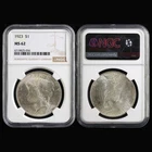 1923 United States $1 Peace Silver NGC MS 62