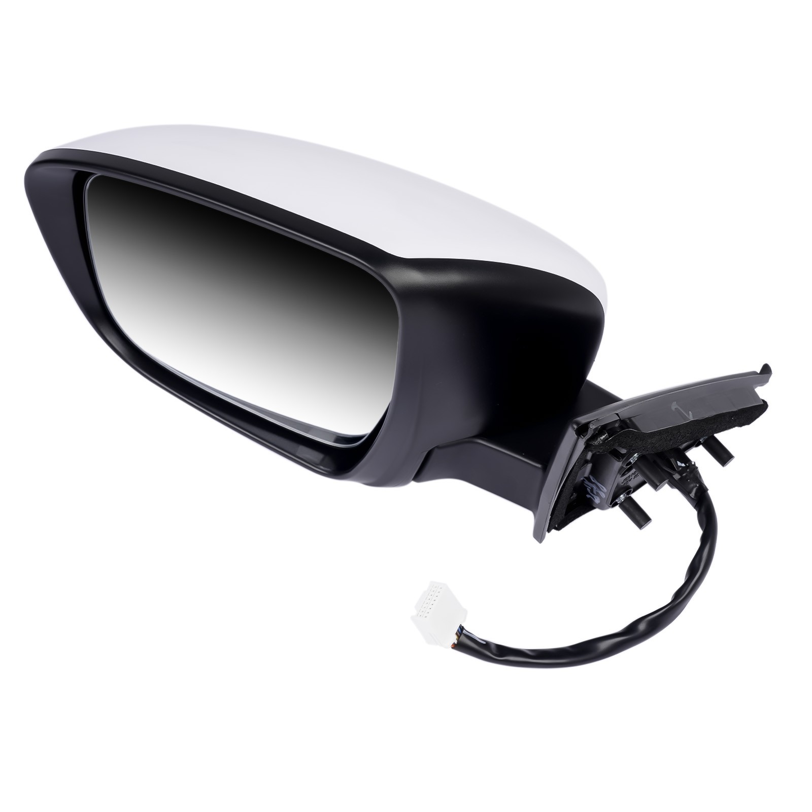 Left View Mirror Assembly with Turn Signal Lamp for Nissan Rogue SV SL Advance