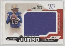2018 Upper Deck CFL OPC Jumbo Achievements Jerseys Matt Nichols #OPC-MN 6uq