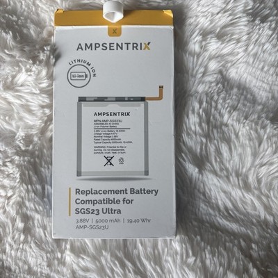 Ampsentrix AMP-SGS23U Li-ion Battery 3.88V 5000mAH for Samsung S23 Ultra (L1C*)