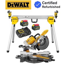Dewalt DCS727T2 XR 2 X 54v Flexvolt Cordless 250mm Mitre Saw + DE7033 Leg Stand