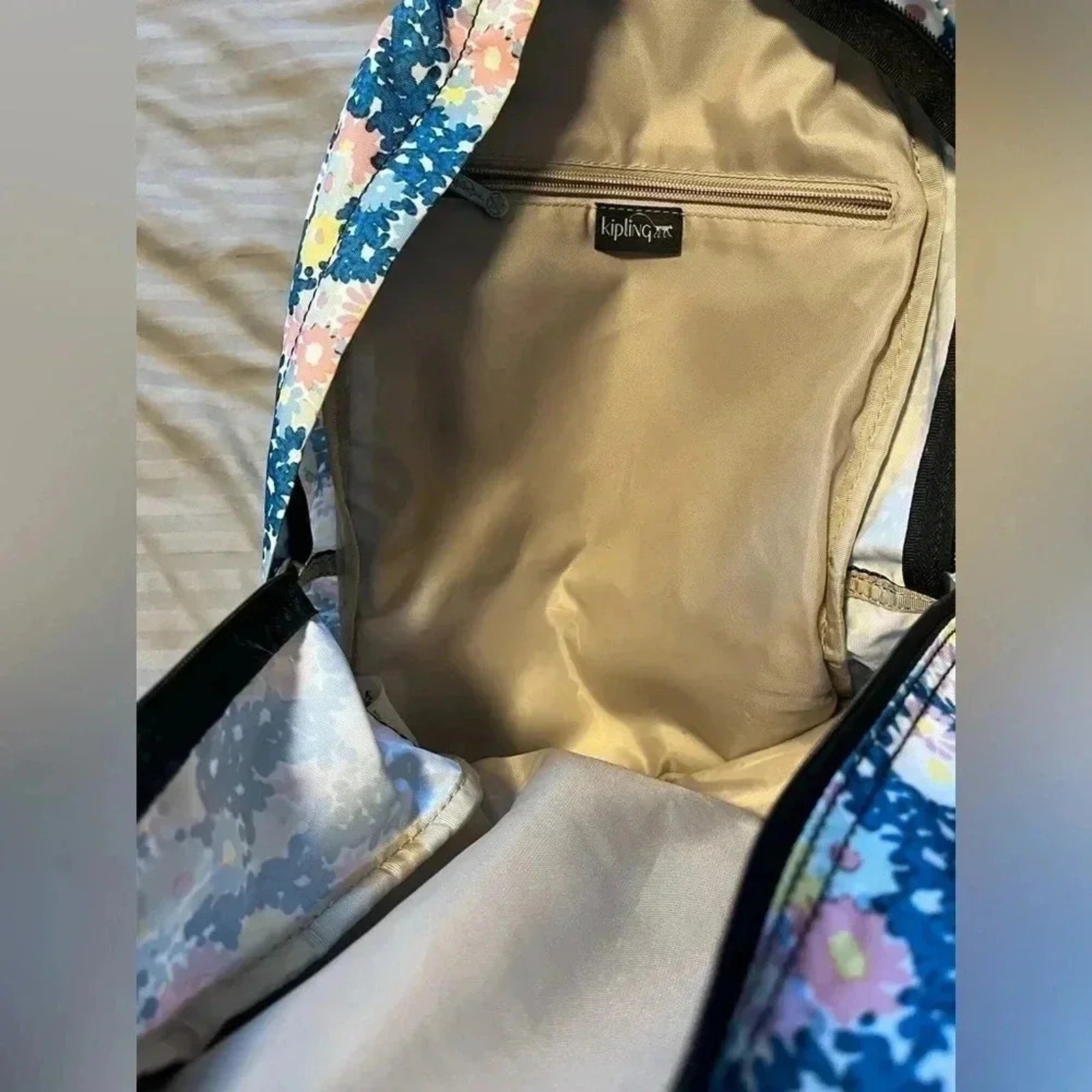 Kipling Challenger Medium Size Backpack Floral - image 5