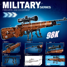 Blocchi Da Costruzione Fucile Kar98K, Fucile D'Assalto Tipo 95, AK47, Arma Milit