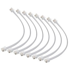 Short Cat5e Ethernet Patch Cable 15 CM,Flat RJ45 Computer LAN Network Cord for