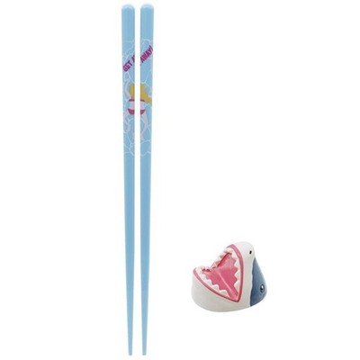 Universal Studio Japan Jaws Chopsticks and Chopstick Rest Set